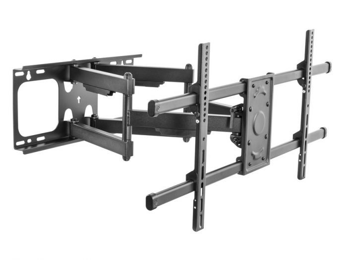 EQuip 37"-90" Tilt/Swivel TV Wall Mount Bracket Black - Image 1