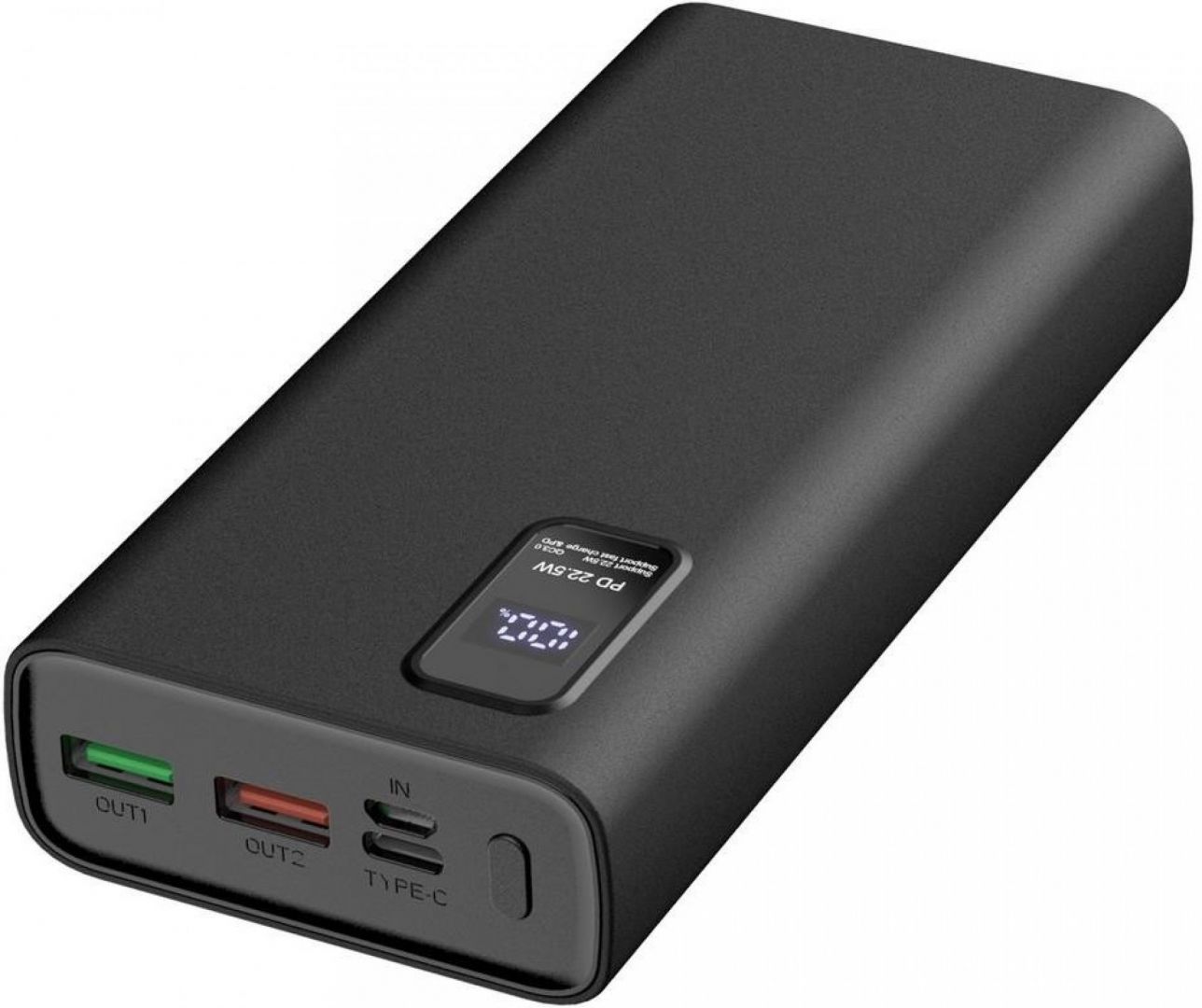 platinet-pmpb20wqc727b-20000mah-polymer-pc3.0-qc3.0-powerbank-led-screen-black_1.jpg Platinet PMPB20WQC727B 20000mAh Polymer PC3.0 QC3.0 PowerBank LED Screen Black - Image 1