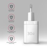 AXAGON ACU-PQ30W PD & QC Wall Charger 30W White - Image 4