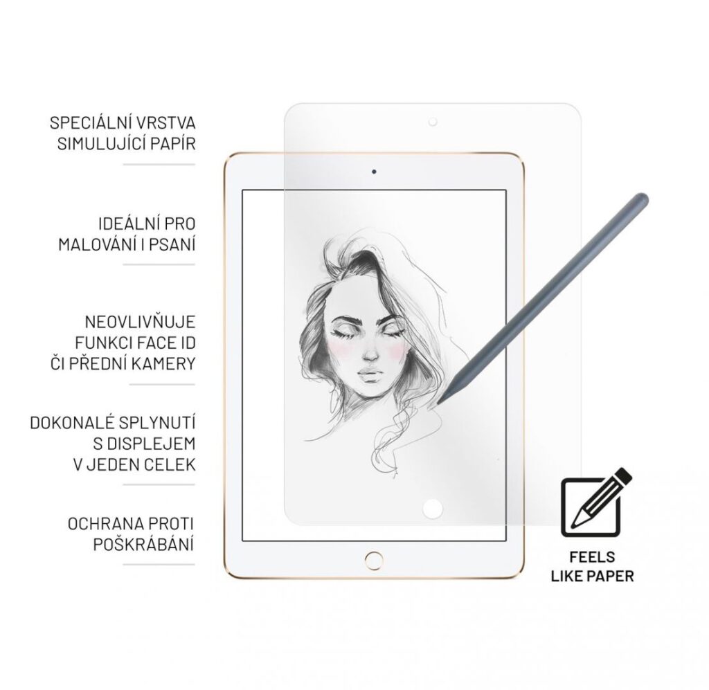 FIXED PaperGlass védőfólia Apple iPad 10.2"-hoz (2019/2020/2021), átlátszó - Image 3