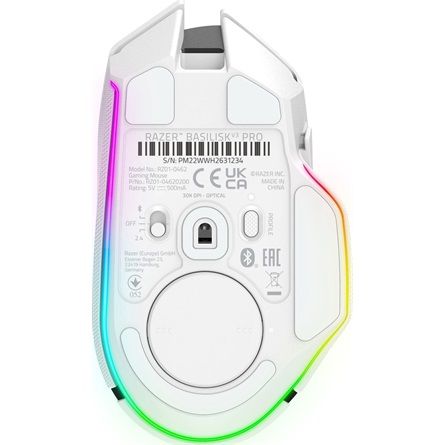 Razer Basilisk V3 Pro Gamer Mouse White - Image 6