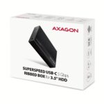 Axagon EE35-GTR USB-C 3.2 Gen 1 SATA 6G 3,5" fekete HDD/SSD ház - Image 9