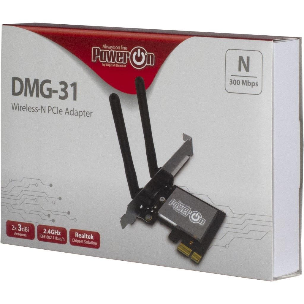 PowerON DMG-31 Wi-Fi 4 PCIe Adapter - Image 3