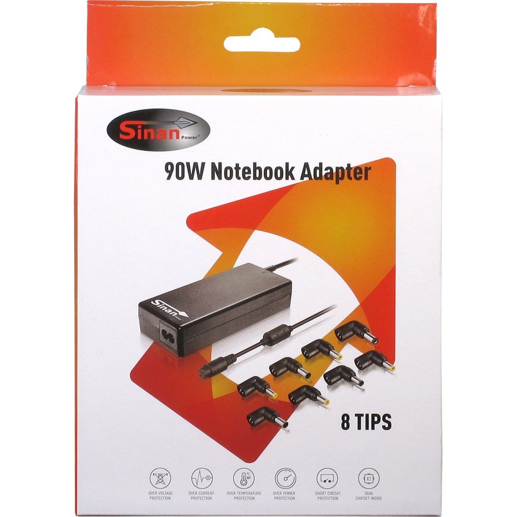 Inter-Tech Sinan UB-90HB 15-20V / 6A 90W univerzális hálózati notebook töltő - Image 6