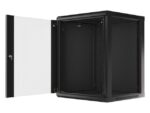Lanberg 19" 15U Falra szerelhető Rackszekrény Black - Image 5