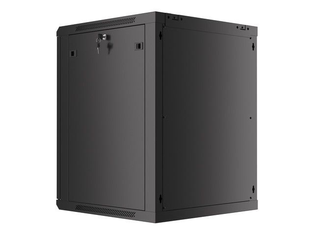 Lanberg 19" 15U Falra szerelhető Rackszekrény Black - Image 7