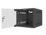 Lanberg 10" 4U Falra szerelhető Rackszekrény Black - Image 2
