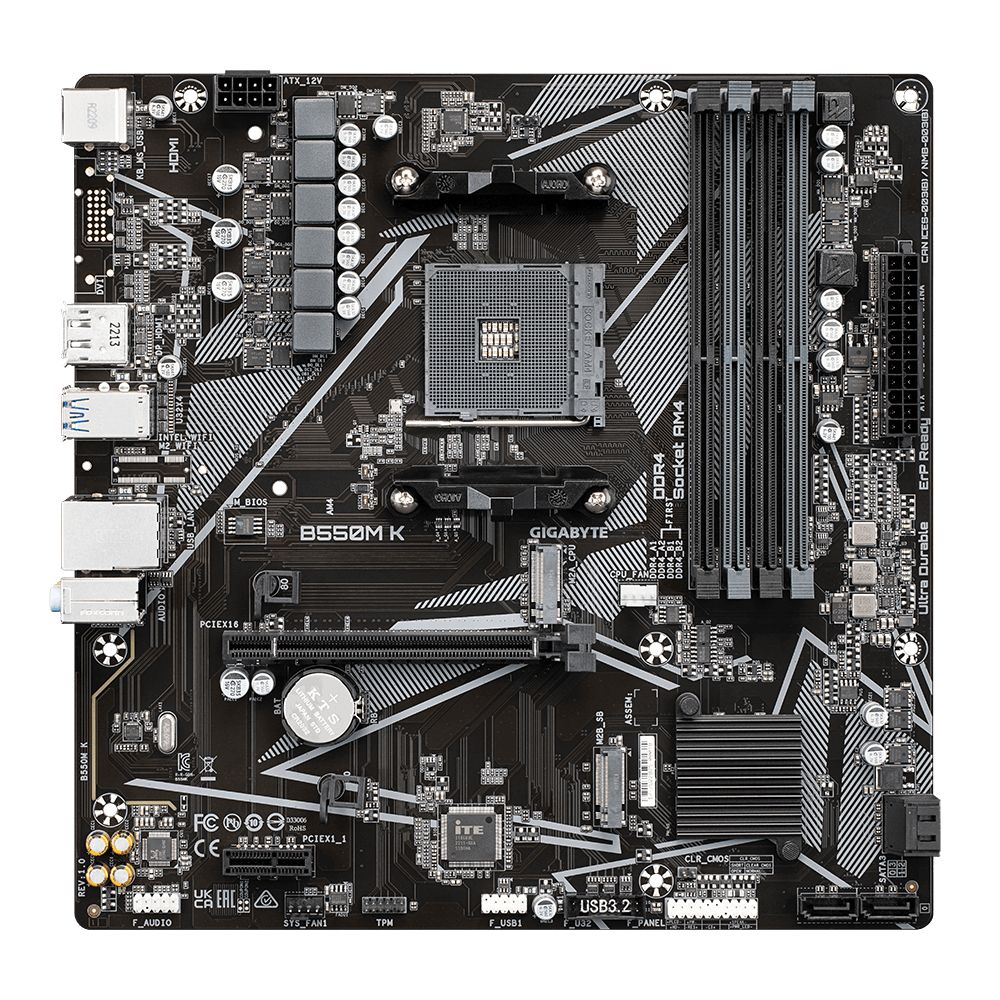 Gigabyte B550M K - Image 2