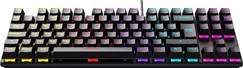 Ventaris Malevik RGB Mechanical Red Switch Gamer Keyboard Black HU - Image 2