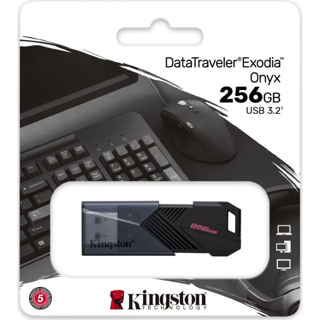 Kingston 256GB DataTraveler Exodia Onyx USB3.2 Black - Image 3