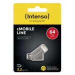 Intenso 64GB cMobile Line USB3.2 Silver - Image 3