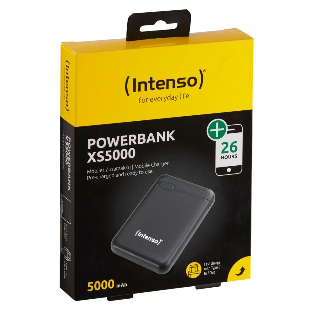 Intenso XS5000 5000mAh PowerBank Black - Image 2