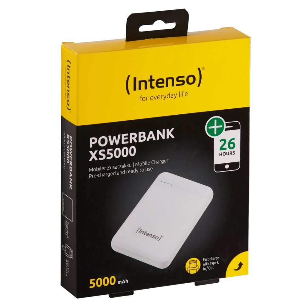intenso-xs5000-5000mah-powerbank-white_2.jpg Intenso XS5000 5000mAh PowerBank White - Image 2