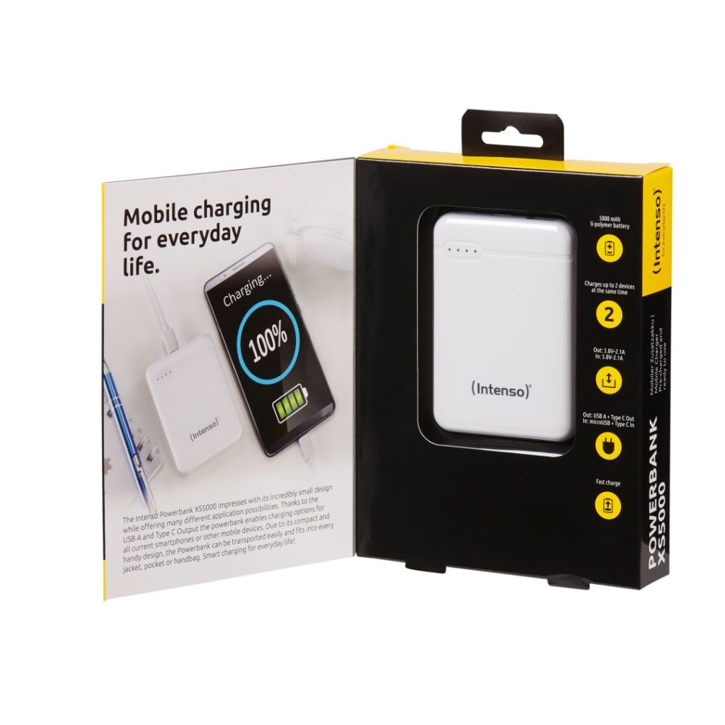 intenso-xs5000-5000mah-powerbank-white_3.jpg Intenso XS5000 5000mAh PowerBank White - Image 3