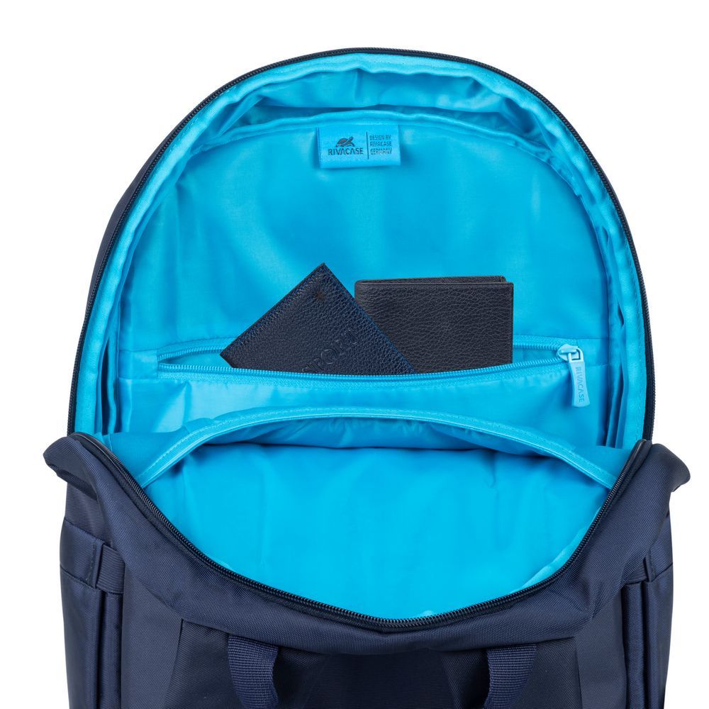 RivaCase 7561 Alpendorf Eco Laptop Backpack 15,6-16" Dark Blue - Image 5