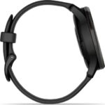 Garmin Vivomove Trend Slate Stainless Steel Bezel with Black Case and Silicone Band - Image 5