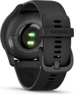 Garmin Vivomove Trend Slate Stainless Steel Bezel with Black Case and Silicone Band - Image 6