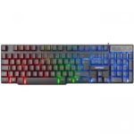 Everest Gamer Billentyűzet - KB-188 Borealis Rainbow (Numpad, USB, fekete, magyar, RGB LED) - Image 5