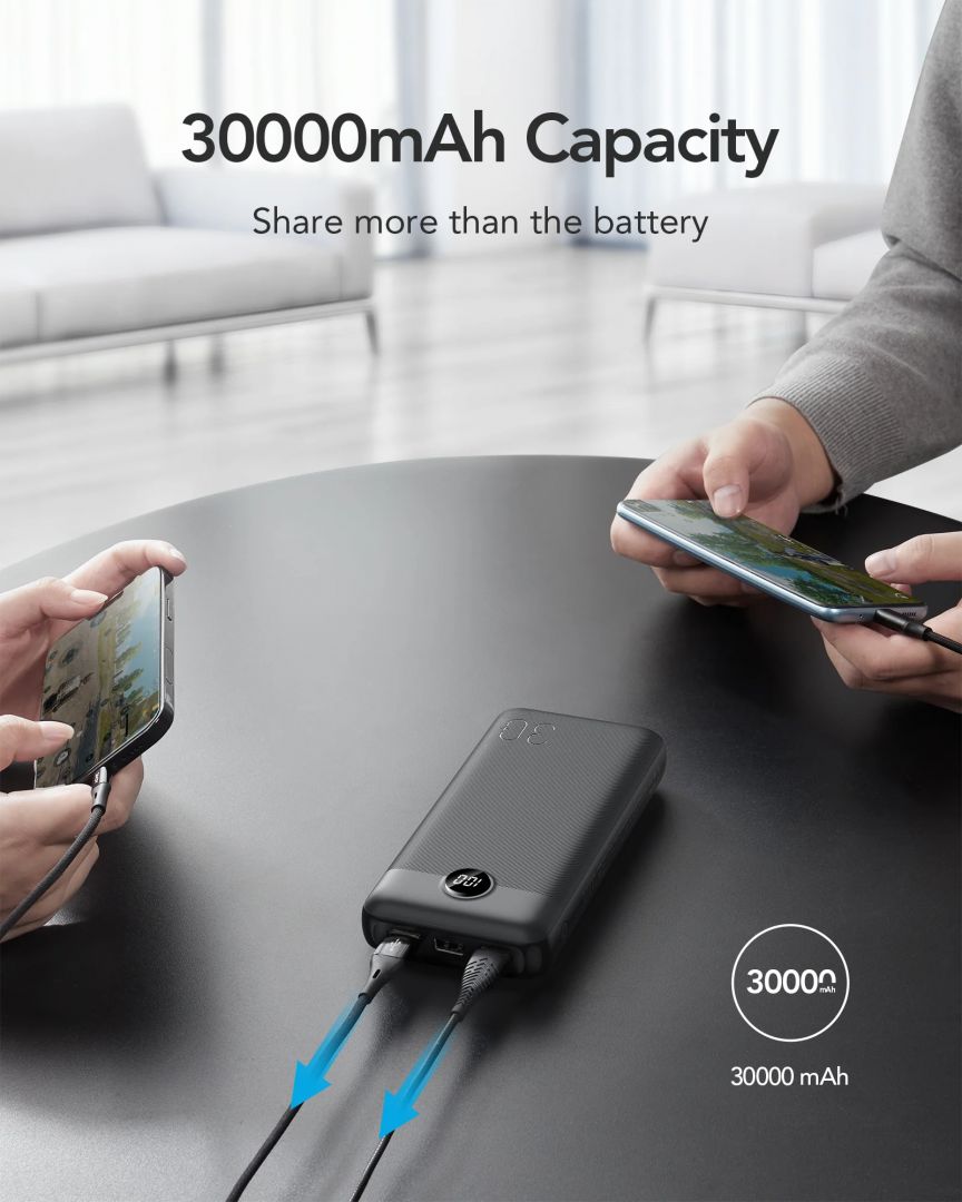 Veger VP3008PD L30 30000mAh Powerbank Black - Image 4
