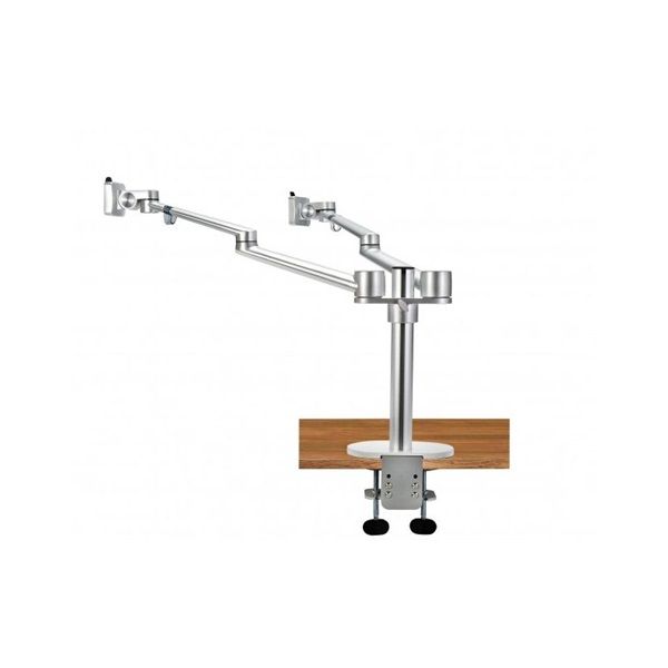 Spire CG-UGOL-2S Dual Monitor Arm 27" Silver - Image 3