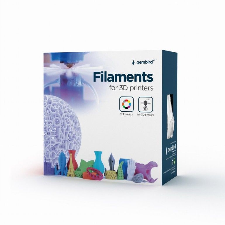 Gembird 3DP-ABS1.75-01-FY Filament ABS Fluorescent Yellow 1.75mm 1kg - Image 2