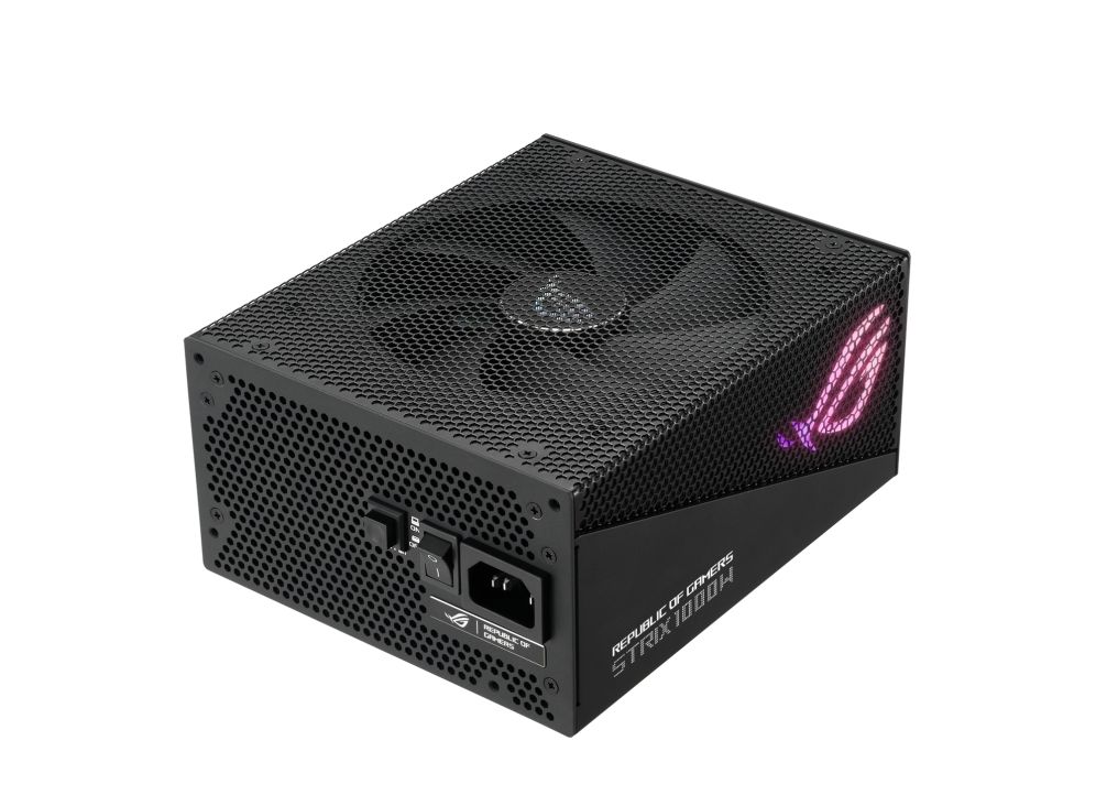 Asus ROG Strix 1000W 80+ Gold Aura Edition ventillátorral moduláris tápegység - Image 8