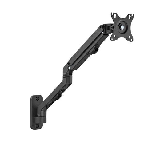 Gembird MA-WA1-02 Adjustable Wall Display Mounting Arm 27” Black - Image 1