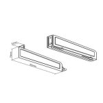 Gembird WM-U35-01-W Universal Heavy Duty Steel Wall Brackets White - Image 4