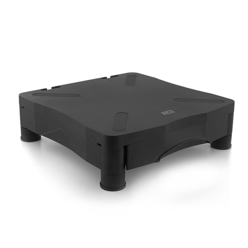 ACT AC8200 Monitor Stand with One Drawer 10"-17" Black - Image 4