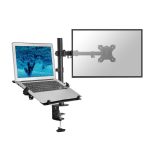 ACT AC8305 Single Monitor Arm with Laptop Arm 10"-35" Black - Image 4