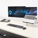 ACT AC8305 Single Monitor Arm with Laptop Arm 10"-35" Black - Image 9