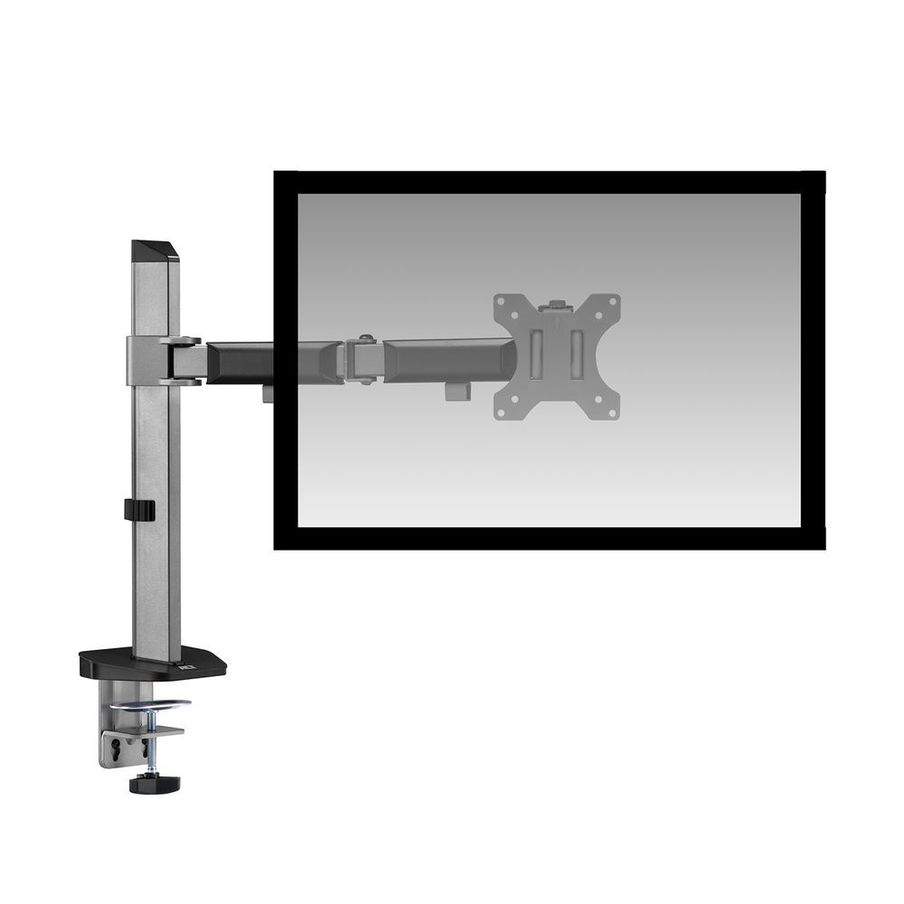ACT AC8335 Single Monitor Arm Office 17"-32" Silver - Image 2