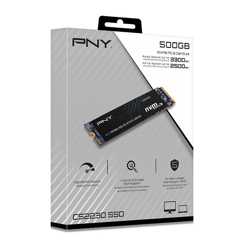 PNY 500GB M.2 2280 NVMe CS2230 - Image 3