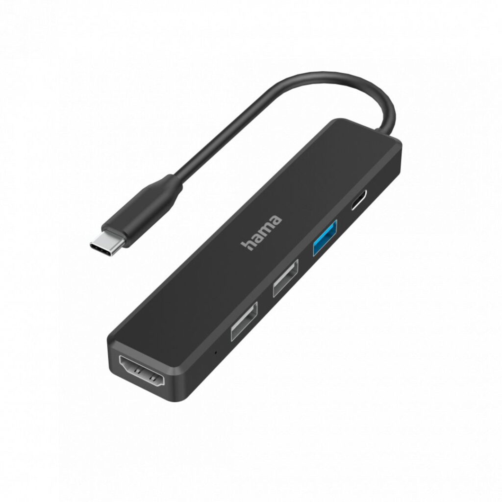 Hama USB 3.2 GEN1 TYPE-C 5IN1 Docking Adapter Black - Image 2
