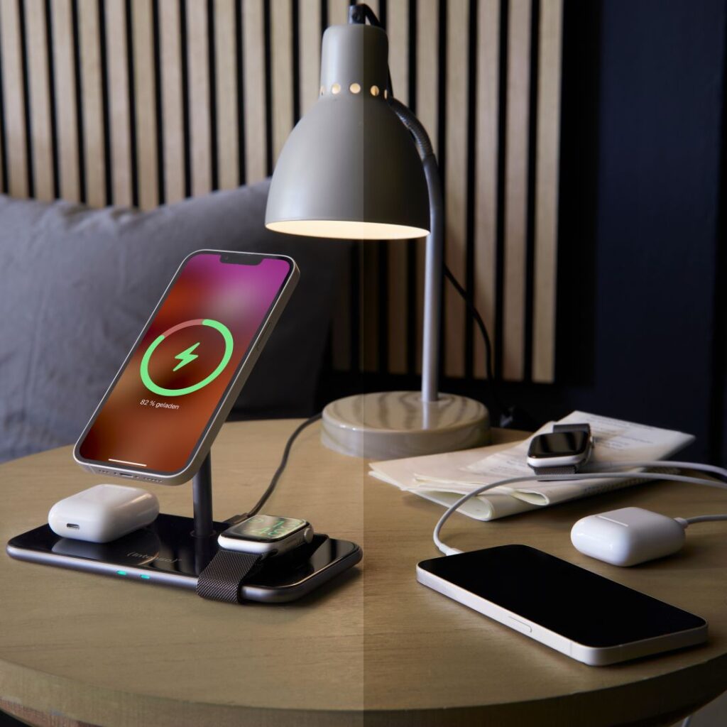 Intenso MB13 3in1 Magnetic Wireless Charger Black - Image 6