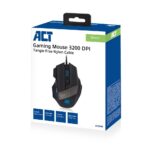 ACT AC5000 Wired Gaming Mouse with illumination Black - Image 2