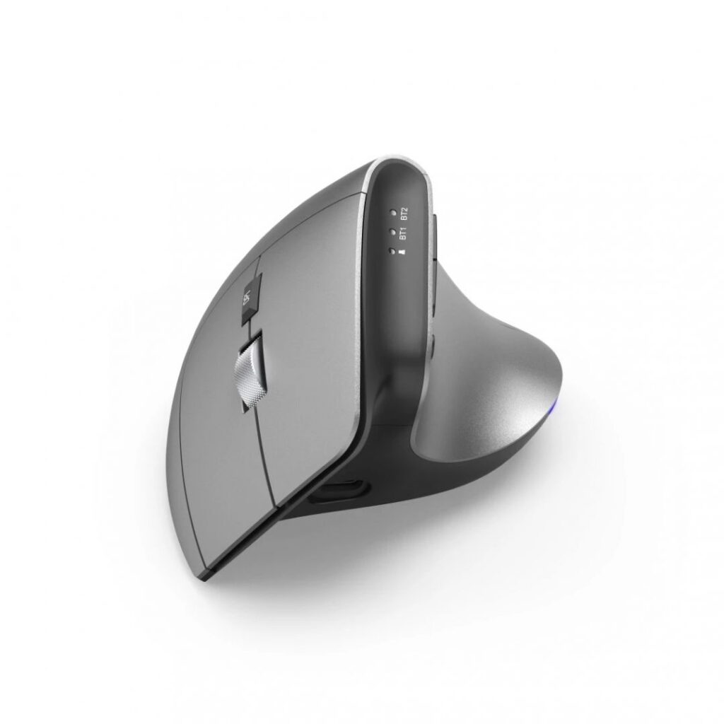 Hama EMW-700 Wireless Vertical Ergonomic Mouse Grey - Image 6