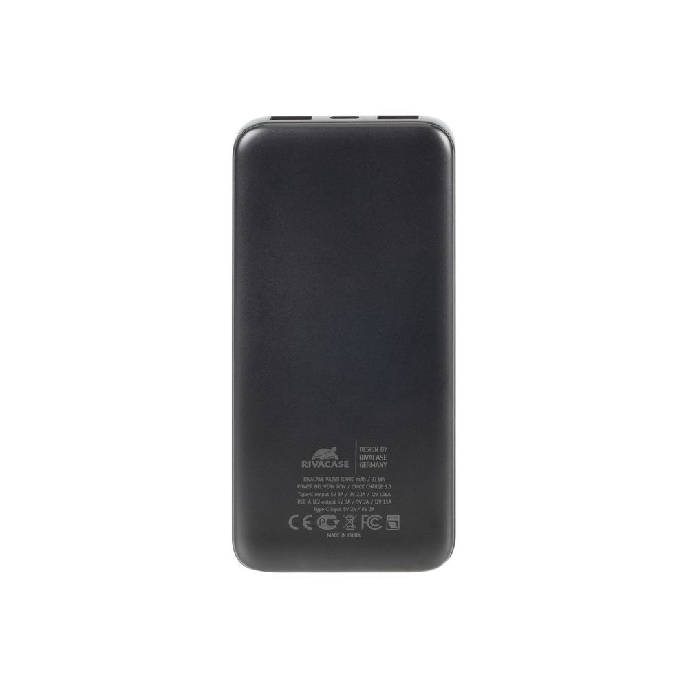 RivaCase RivaPower VA2511 10000mAh PowerBank Black - Image 3