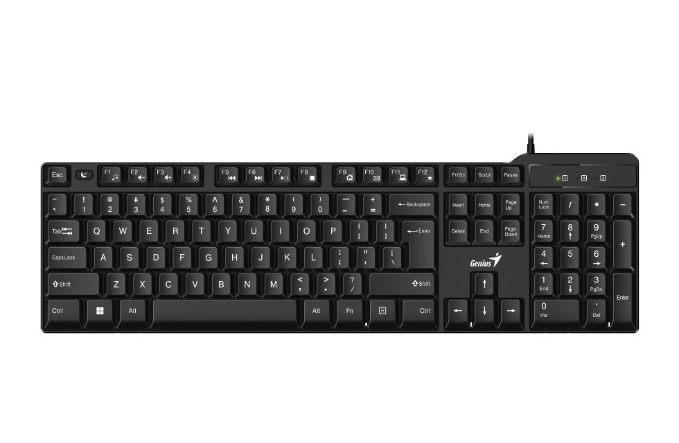 Genius KB-100X Keyboard Black HU - Image 1