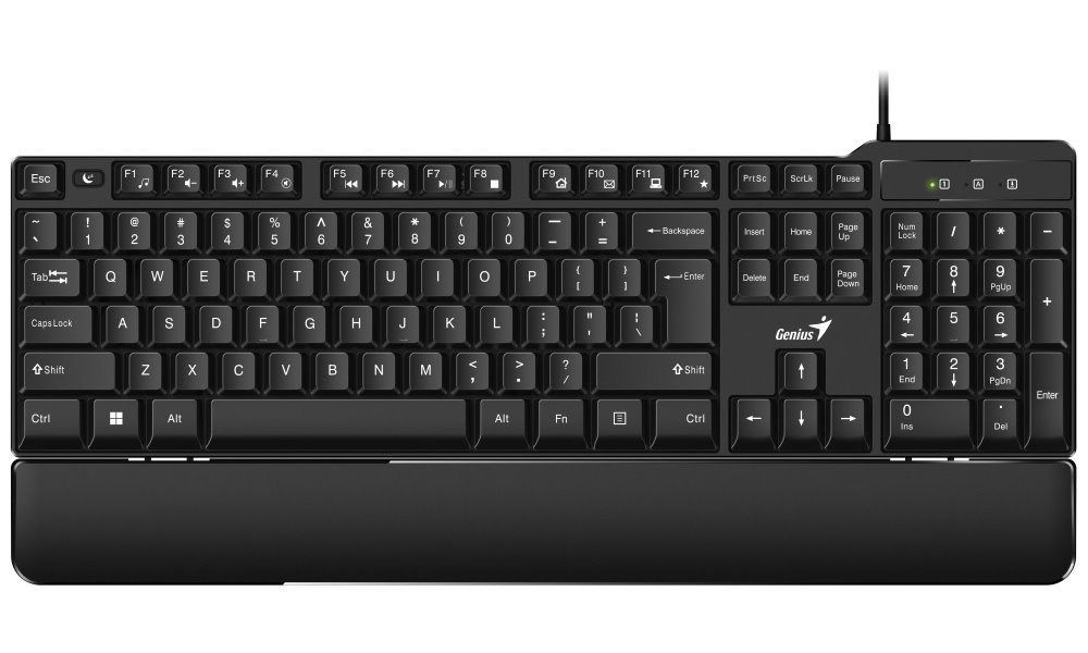 Genius KB-100XP Keyboard Black HU - Image 1