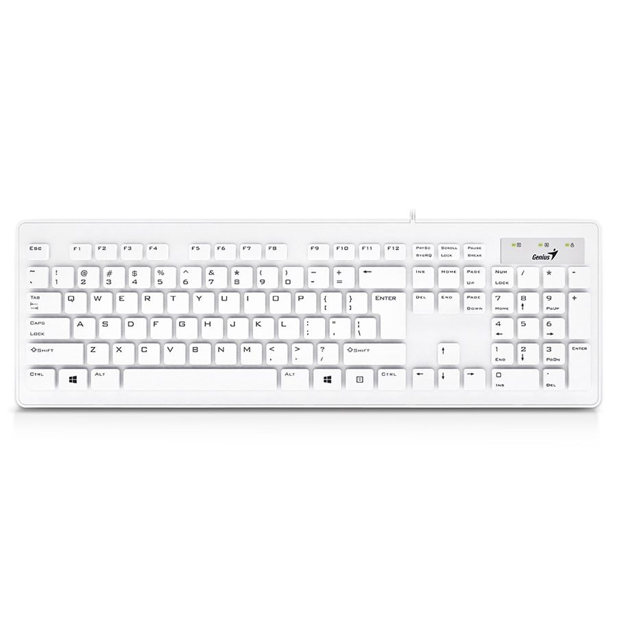 genius-slimstar-126-keyboard-white-hu_1.jpg Genius SlimStar 126 HUN fehér billentyűzet - Image 1