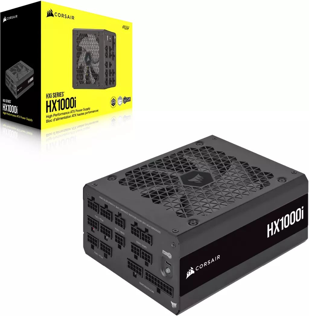 CORSAIR HXi HX1000i 1000W 80 PLUS Platinum moduláris tápegység - Image 7