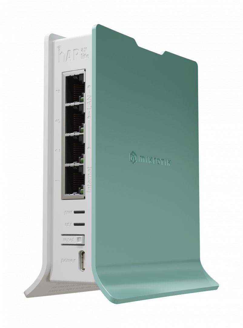 MikroTik hAP ax lite wifi router, 4x1Gbit RJ45 port, 2.4GHz 802.11ax (WiFi6) - Image 5