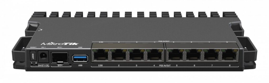 MikroTik 5009UPr+S+ 4x1.4GHz CPU, 1GB RAM, 8xPoE ki, 1x 2.5Gbit LAN, 7x gigabites LAN, 1xSFP+ 10G port - Image 4