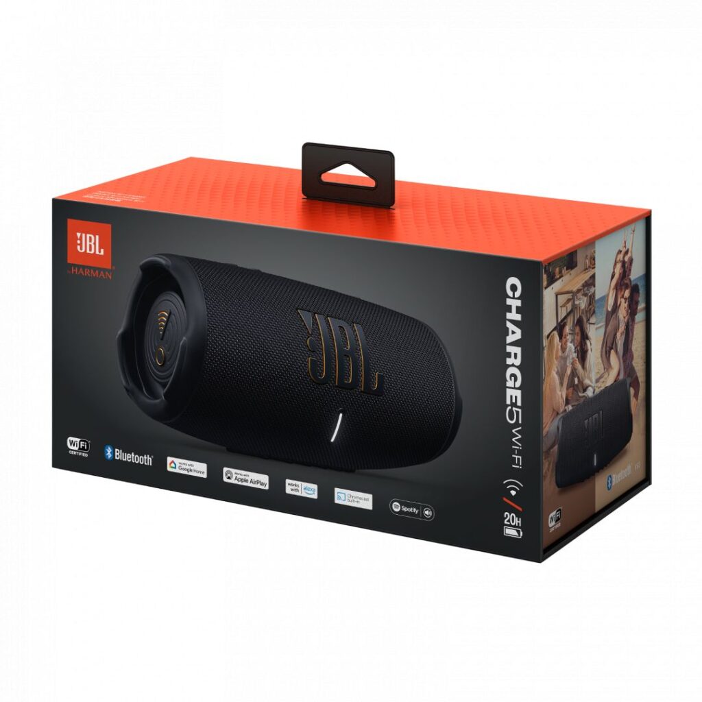 JBL Charge 5 WiFi Bluetooth Speaker Black - Image 8