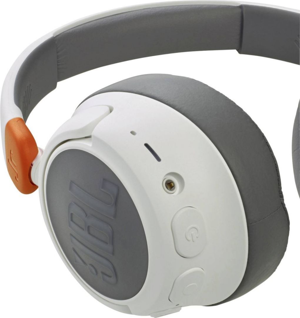 JBL JR460NC Wireless/Wired Bluetooth Headset for Kids White - Image 4