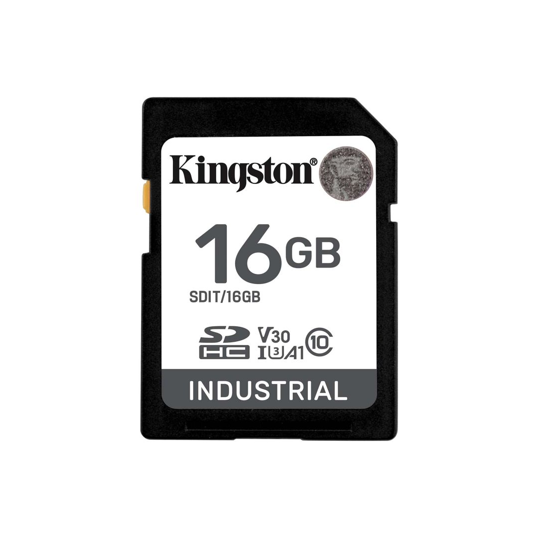 Kingston 16GB SDHC Industrial Class 10 U3 V30 A1 - Image 1