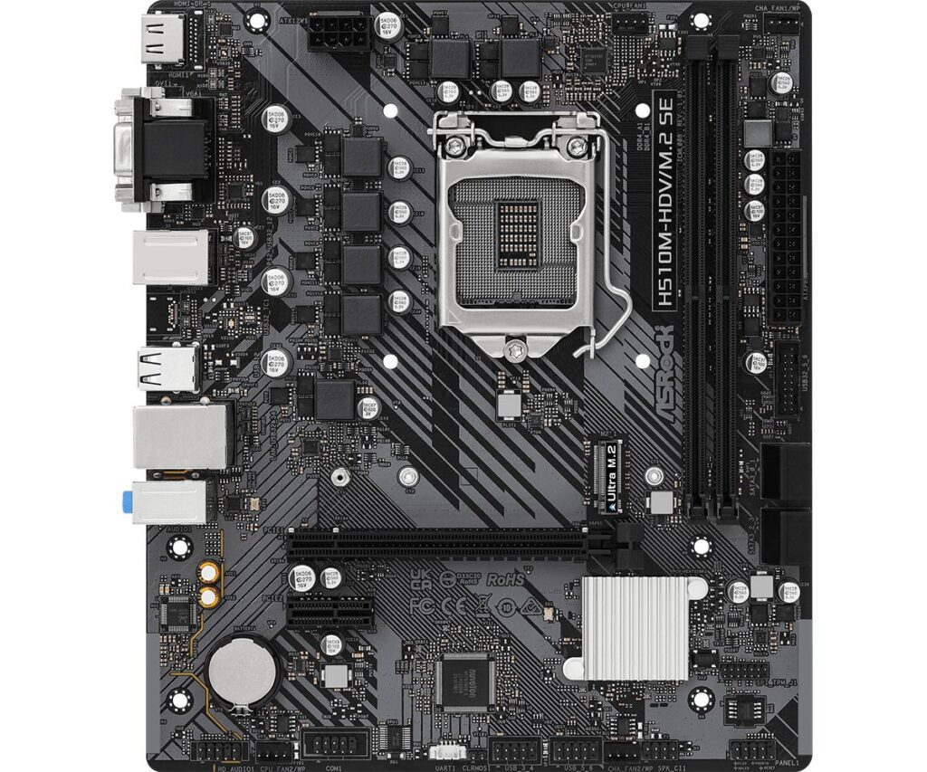 ASROCK Alaplap S1200 H510M-HDV/M.2 SE INTEL H470, mATX - Image 3