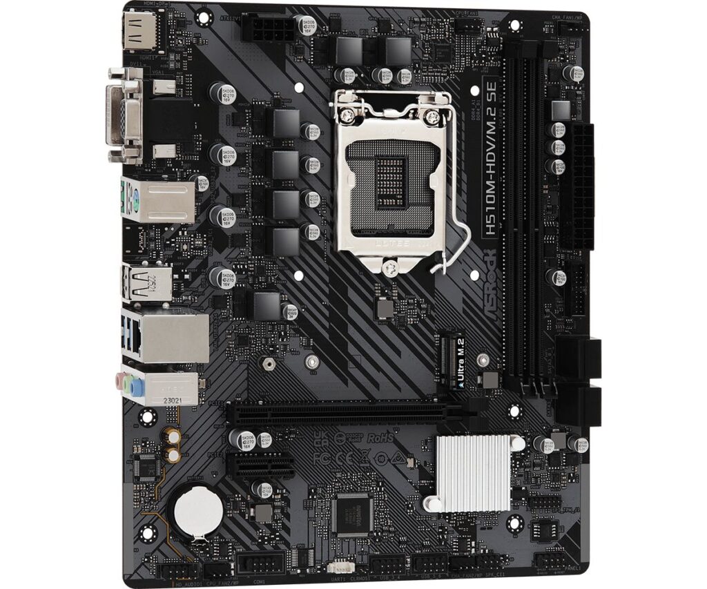 ASROCK Alaplap S1200 H510M-HDV/M.2 SE INTEL H470, mATX - Image 5