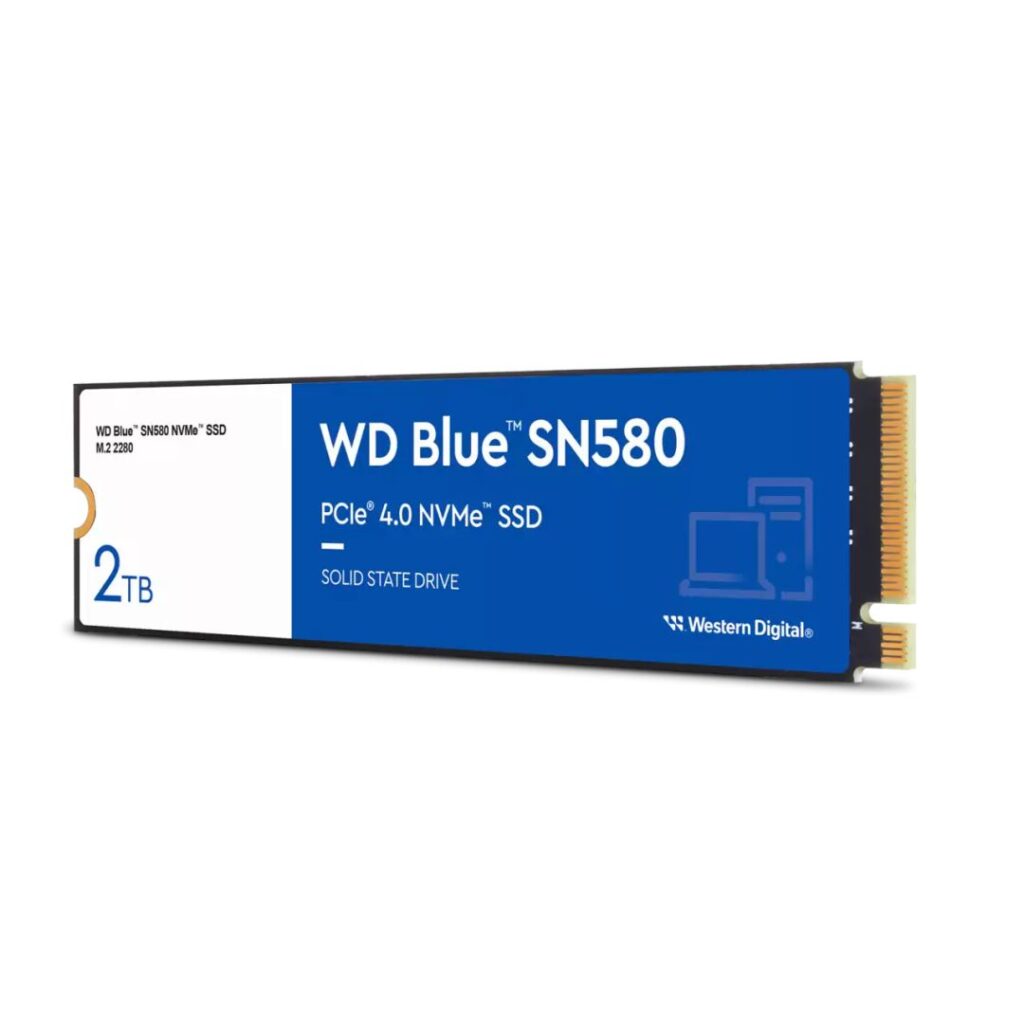 Western Digital 2TB M.2 2280 NVMe SN580 Blue - Image 2
